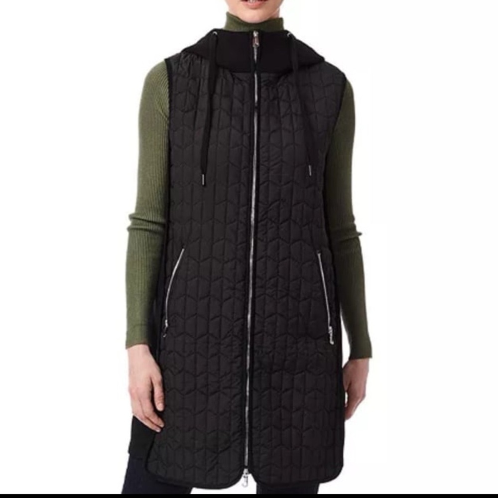 Bernardo Women’s Lightweight Quilt Vest with Neoprene Combo Size Medium